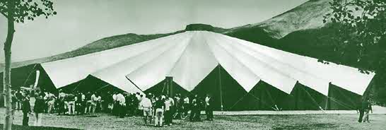 Photo: Herbert Bayer's tent