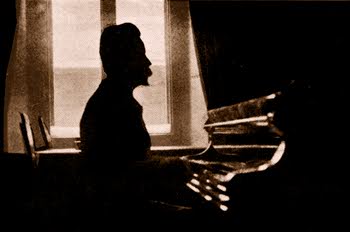 photo: Scriabin at piano